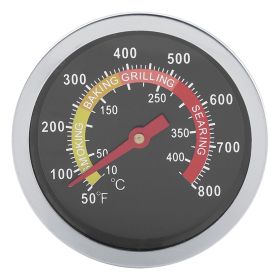 50~800â„‰ Stainless Steel BBQ Thermometer Temperature Gauge for Barbecue Cooking (Option: as picture)